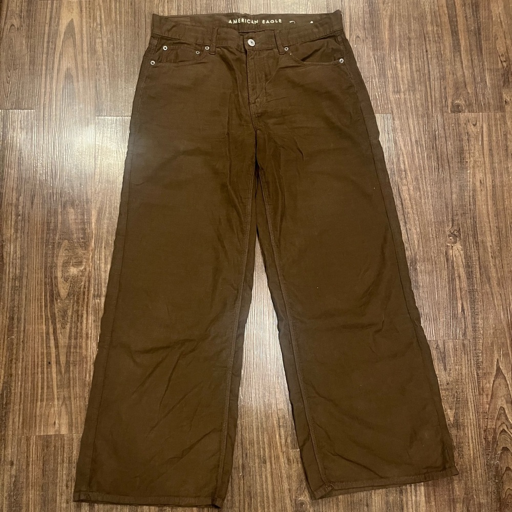 American Eagle Outfitters Dark Brown corduroy size 8